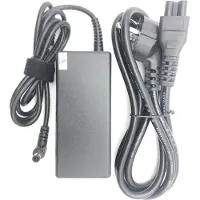 T-ProTek EU-stekker, netvoeding, oplader, adapter, compatibel met de LG 24MP59G-PA monitor