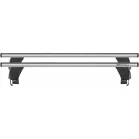 Menabo Delta Silver | Dakkofferhouder Volkswagen - Golf V (1K) 2003-2008 - Aluminium - Lengte 137 cm - Draagvermogen 50 kg - Set van 2 stuks