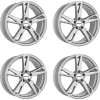 CARMANI 4 velgen, 16 inch, model Anton, 6.5x16 ET38, 5x112, kleur zilver, geschikt voor Audi A3, A4, A6, Q2, Q3