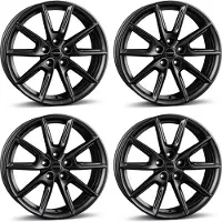 BORBET 4 velgen, model LX19, 8.0x19 inch, ET45, 5x108 steekmaat, geschikt voor Land Rover Discovery, Freelander en Range Rover