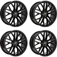 CARMANI 4 velgen, model 20 Ludwig, 7.5x17 inch, ET47, 5x112 steek, geschikt voor Seat Alhambra, Altea, Leon, Toledo