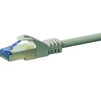 Dsit CAT6a S/FTP (PIMF) patchkabel - 0,25 meter grijs - netwerkkabel - internetkabel - UTP kabel - RJ45 - 10000 mbit/s