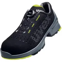 Uvex 1 BOA veiligheidsschoen S1, enkellange schoen, zwart/geel, maat 35