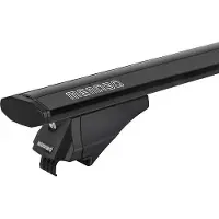 Menabo Leopard Black XL | Dakkoffer voor BMW - X3 (F25) 2010-2014 - Aluminium - Lengte 135 cm - Draagvermogen 75 kg - Set van 2