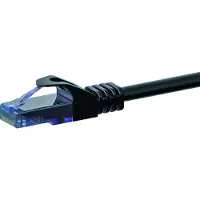 Dsit UTP CAT6a patchkabel - 30 meter zwart - 100% koper - netwerkkabel - internetkabel - UTP kabel - RJ45 - 10000 mbit/s