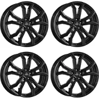 Dezent 4 Stuks zwarte velgen, model TV, 8.0Jx20, 5x112 steekmaat, geschikt voor Mini Countryman
