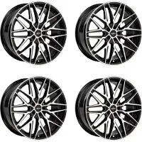 Oxigin 4 velgen, model Oxcross, 7.5x18 inch, ET45, 5x114.3, SWFP, geschikt voor Mercedes Citan
