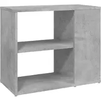 Syfax Bijzetkast 60x30x50 cm bewerkt hout betongrijs
