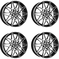CARMANI 4 velgen, 18 inch, model Knut, 9.0x19 ET44, 5x112, SWFP, geschikt voor BMW 1-serie, 2-serie, iX1, X1, X2