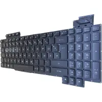 T-ProTek Duits toetsenbord met verlichting, compatibel met de ASUS ROG Strix GL703VD-GC056T