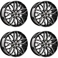 CARMANI 4 velgen, 26 inch, 8.0x18 ET30, 5x112, SWFP, geschikt voor BMW 2-serie, 3-serie, 4-serie, 5-serie, 6-serie, 7-serie