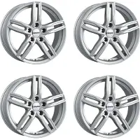 CARMANI 4 velgen van het merk , type 14 Paul, met de afmetingen 6,5x16 ET42, 5x112 boutgaten, kleur zilver, geschikt voor Ford Transit/Tourneo