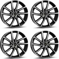 BORBET 4 velgen, model V, 7.0x19 inch, ET38, 5x108, SWPGL, geschikt voor DS DS4 DS7. Alufelgen