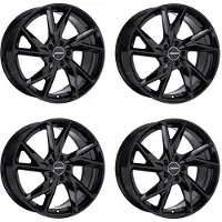 CARMANI 4 velgen, type 23 Rudi, 8.5x19 inch, ET45, 5x112 steek, geschikt voor Seat Altea, Ateca, Leon, Toledo