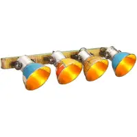 Syfax Wandlamp industrieel E27 90x25 cm meerkleurig