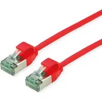 Roline RM U/FTP datakabel voor datacenters, Cat.6A (klasse EA), slank, rood, 0,5 meter