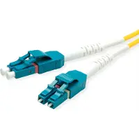 Roline glasvezelkabel duplex, single mode 9/125µm OS2, LC/LC, geel, 7 m