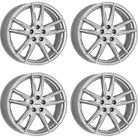 Dezent 4 KF zilveren velgen, 7.5Jx17, 5x112, geschikt voor Volkswagen Golf en Jetta