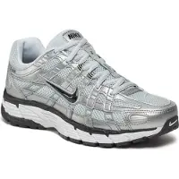 Nike Sneakers laag 'P-6000' zwart / zilver / wit