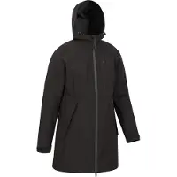 Mountain Warehouse Dames/Dames Hilltop II Waterdichte Jas (Jet Zwart)