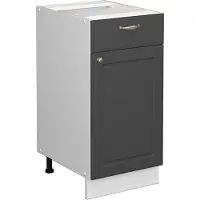 Vicco Fame-Line Keukenonderkast – 40 cm zonder werkblad Antraciet-goud