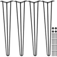Vevor Haarspeld Tafelpoten Hoogte 55,9 cm
