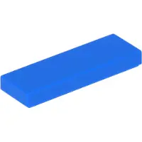 LEGO 1x3 tegels 63864 - 100 stuks, blauw