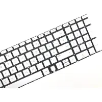 T-ProTek DUITSE - Toetsenbord, zilverkleurig, compatibel met HP Envy x360 15-cn0200