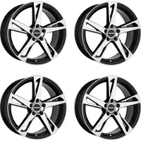 CARMANI 4 velgen van het merk , model 16 Anton, met de afmetingen 8.0x18 ET39, 5x112 steekmaat, en SWFP-specificatie, geschikt voor Infiniti Q30 en QX30
