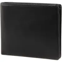 Esquire Leer portemonnee Logo Left - Hander Wallet Black zwart