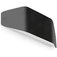 Faro Future - wandverlichting - 31,5 x 7 x 13,5 cm - IP44 - donkergrijs