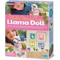 4M Knutselen - Maak Je Eigen Lama Pop - Creatief Speelgoed - Hobbypakket - KidzMaker - 5 Jaar