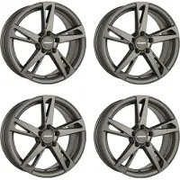 CARMANI 4 velgen, 16 inch, model Anton, 8.0x18 inch, ET45, 5x112, HYP, geschikt voor Skoda Karoq, Octavia en Superb