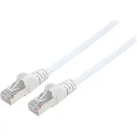 Intellinet 741910 RJ45 Netwerkkabel, patchkabel CAT 6a (losse kabel CAT 7) S/FTP 7.50 m Wit Halogeenvrij 1 stuk(s)