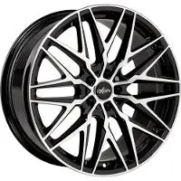 Oxigin velg 25 Oxcross, 9 inch x 20 inch, ET38, 5x114.3, zwart, volledig gepolijst, modelnummer OX250920J38BFP, compatibel met Toyota Avensis, C-HR, RAV4