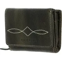 Chiemsee Leren Portemonnee Leather Wallet Green Donkergroen