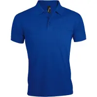 Sols Heren Prime Pique Poloshirt met korte mouwen (Koningsblauw)