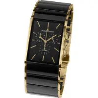Jacques Lemans Chronograaf Dublin Quartz horloge, armbandhorloge, dameshorloge, herenhorloge, keramiek, stopfunctie
