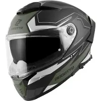 Bogotto FF118 Vilial Mat Zwart Groen Integraalhelm Maat M