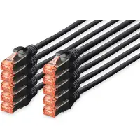 Digitus DK-1644-050-BL-10 netwerkkabel Zwart 5 m Cat6 S/FTP (S-STP)