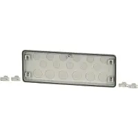 Eaton FL4-3 17236 Flensplaten Met uitsparingen (l x b x h) 23 x 329 x 116 mm Plastic Grijs 1 stuk(s)