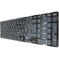 T-ProTek Schwarz - Duits toetsenbord met glanzende rand, versie 2. Compatibel met Samsung NP355E5C-A01NL