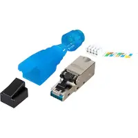 PROCABLE RJ45 connector Cat6a/Cat7 | FTP