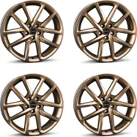 BORBET 4 velgen, model N, 8.0x19 inch, ET48, 5x114.3, kleur: brons, geschikt voor Renault Latitude, Mégane en Talisman. Alufelgen
