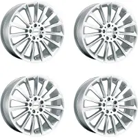 CARMANI 4 velgen, 17 inch, model Fritz, 8.5x20 ET35, 5x112, kleur WSSILB, geschikt voor Infiniti Q30 en QX30