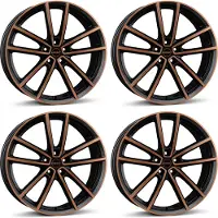 BORBET 4 velgen, model W, 8.0x18 inch, ET40, 5x112, SWCOP, geschikt voor Ford Galaxy, Transit/Tourneo. Alufelgen