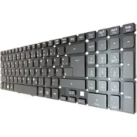 T-ProTek Toetsenbord met verlichting, zonder rand, compatibel met Acer Aspire V5-531PG
