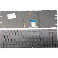 T-ProTek DUITSE - Toetsenbord met rode achtergrondverlichting, compatibel met Asus ROG Strix GL502VT