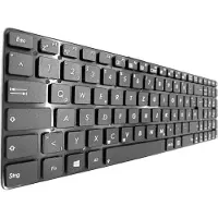 T-ProTek DUITS - Zwart toetsenbord, compatibel met Asus A55V, A55VM, versie 2