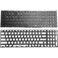 T-ProTek DUITSE - Toetsenbord, zwart, compatibel met MSI GS72 Stealth 6QD-078ES
